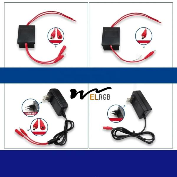 500ma-5a Adaptador de energía para cargador de pared Luz de banda LED Partes 6VDC 220VAC