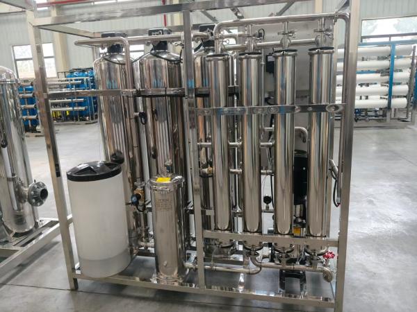 Indoor Installation Ultrapure Water Equipment For 1 Ton Per Hour Water Flow Rate And 3 KW Power Supply