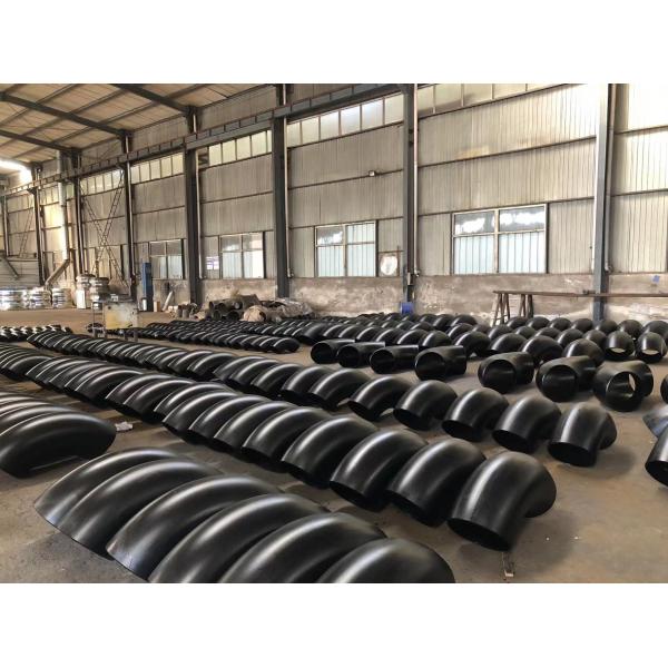 Ansi B16.9 3 4 90 Degree Elbow Bend Black Carbon Pipe Fitting Butt Weld Seamless