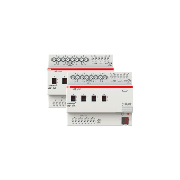 LR/S 4.16.1 ABB 4 Channel 16A KNX Light Controller 1-10V Dimming & MDRC