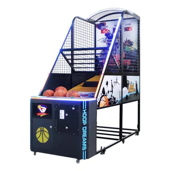 Interactive Coins Operated Basketball Pro Arcade Game Indoor Sports 80W