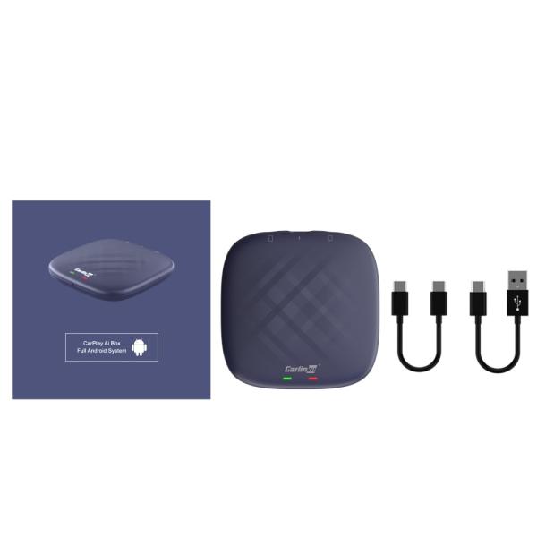 Adaptador cableado a inalámbrico Carplay To Multi Media Tbox S Modelo 4G + 64G Carplay Ai Box Android 13 Sistema Car Play TV Box 1080p