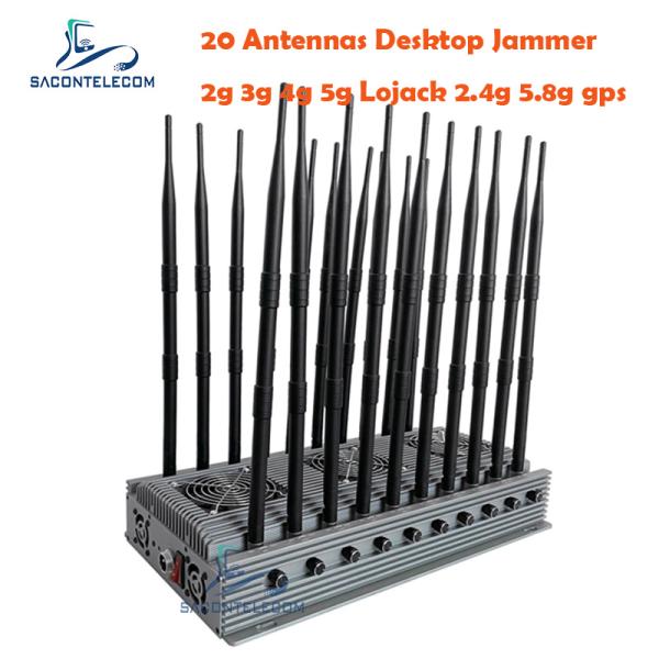 60 м Джаммер сигналов мобильных телефонов GSM CDMA DCS PCS 20 полос 3 охлаждающие вентиляторы
