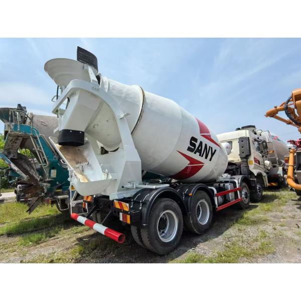 Camion malaxeur à béton d'occasion SANY 2017, 12 mètres cubes, 12m3, ancien camion de ciment