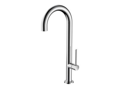 Single Handle Kitchen Sink Faucet , Contemporary Kitchen Brass Mixer Tap