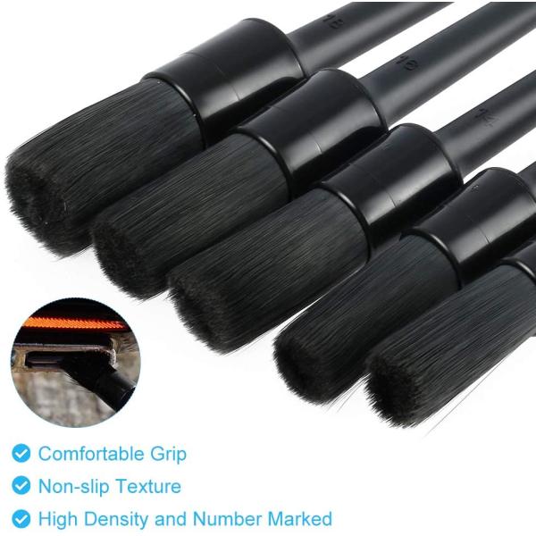 9Pcs Car Wheel Cleaning Brush Set 700g Detailing Cleaning