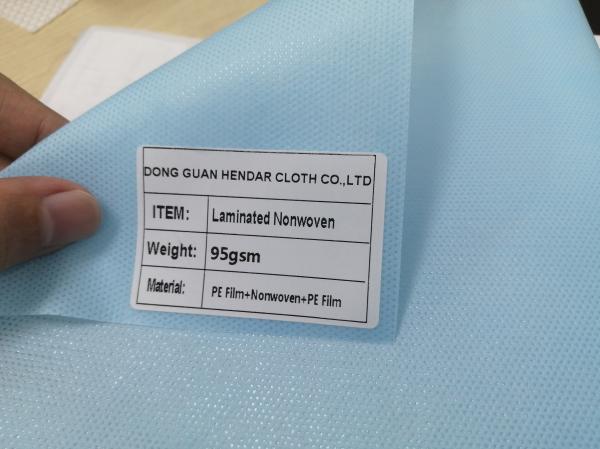 PP PE Coated Nonwoven Fabric Waterproof 1600mm Custom Width