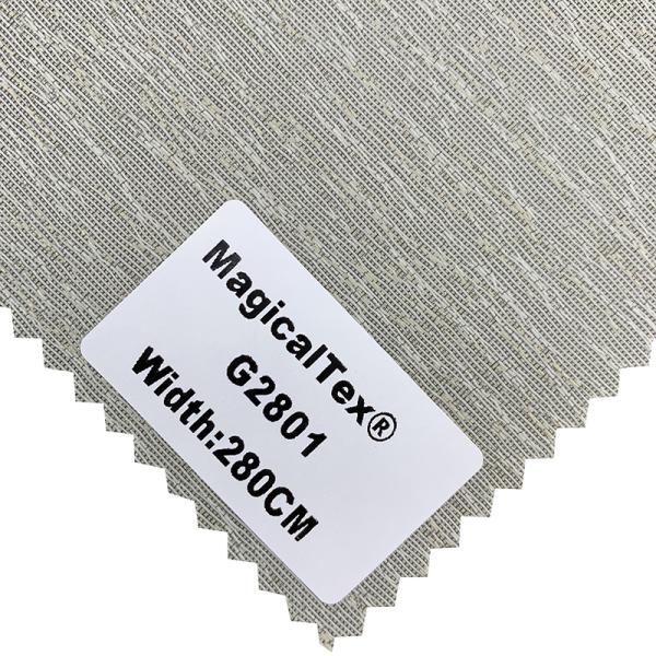 Grey Waterproof Blackout Roller Blinds Fabric Polyester Shades for Roll Up Curtain Block out