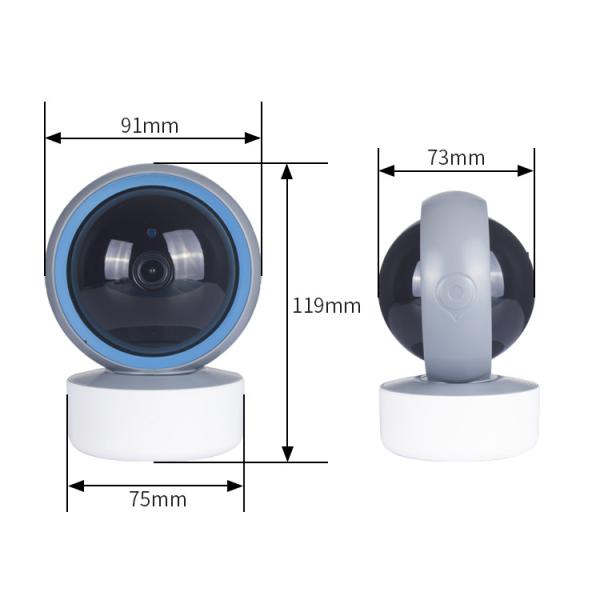 Indoor Smart Wireless Wifi Camera 1080P HD For Baby / Pet / Elderly OEM ODM
