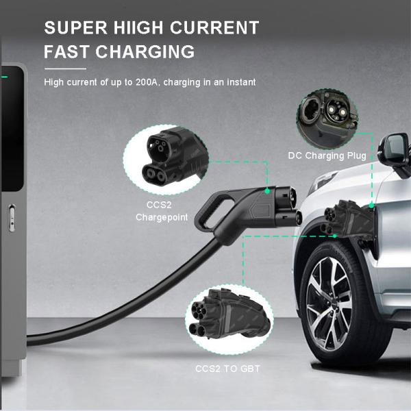 Electric Vehicle Car Accessories Ccs2 to Gb/t Adapter Dc Combo Car Adapter Ccs2 to Gbt Adapter for Id4 Id6