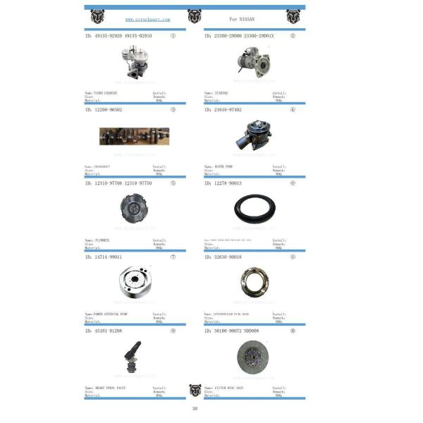 Japanese Truck Parts Gear Counter Shaft 32212-80g04 for Ud Qd32