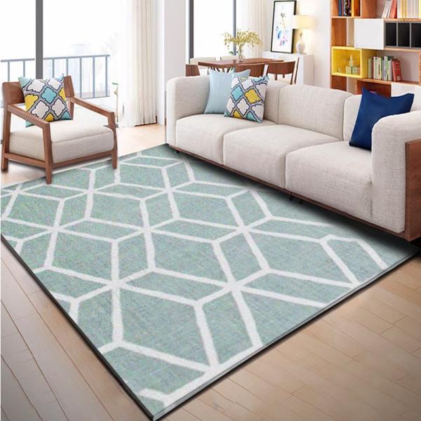 Anti sala personalizada 6x9 de Crystal Velvet Carpet For Living do deslizamento