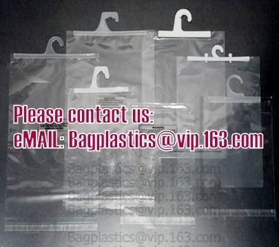 HANGER BAGS, HOOK BAGS,GARMENT BAGS, BOTTON CLOSURE BAGS, EVA FROST DRAWSTRING BAGS, GARMENT PACKING BAGS BAGPLASTICS