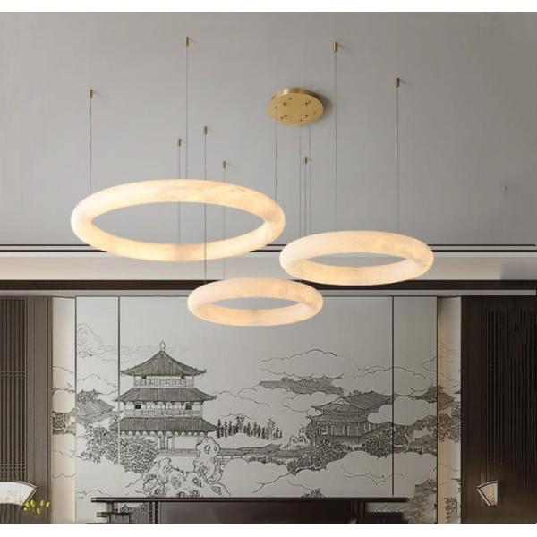 Лучшая цена Дания Современный креативный минималист Гостиная Отель Вилла Декорация Круглый Мраморный Подвесок Световой потолочный лампа