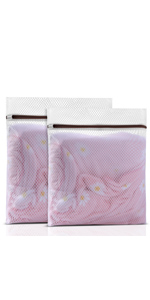 Mesh Laundry Bags for Delicates with Premium Zipper, Travel Storage Organize Bag, Clothing Washing Bags