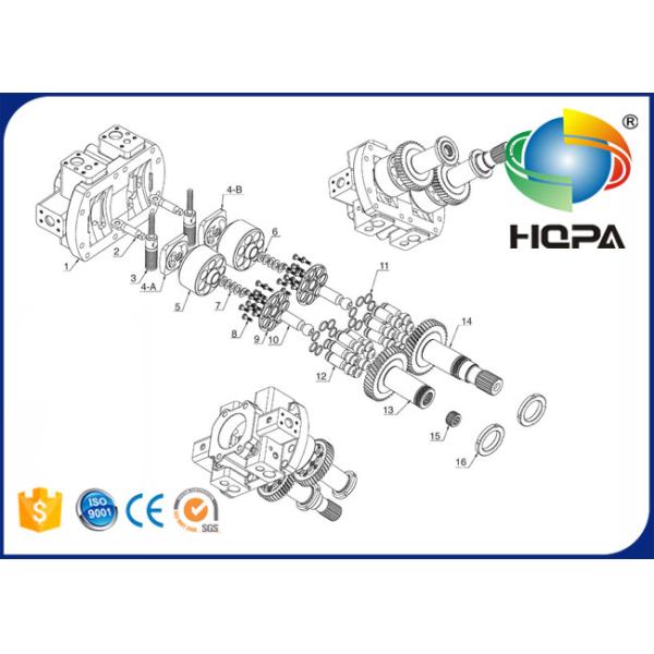 1697809 169-7809 Cylinder Block CAT 313BCR A8V59ESBR6 Excavator Hydraulic Parts