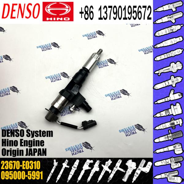 injecteurs de carburant diesel HINO J05D de 23670-E0310 23670-E0311 Denso
