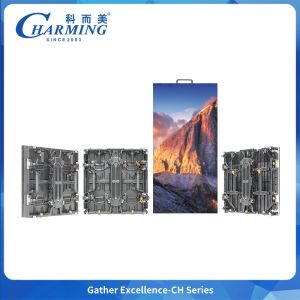 CH-H Outdoor Straight Edge LED Cabinet P3.91 4000nits IP65 Front Rear Maintenance for Rental