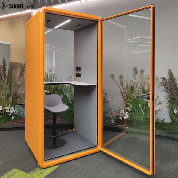 NEW Movable SoundProof Office Pod Phone Booth Acoustic Office Vocal Recording Pod for for Office & Warehouse