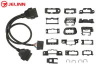 Universal OBD2 J1962 OBDII OBD 2 Splitter Spliter Y Cable With Multi Mounting Brackets for All Car Makes