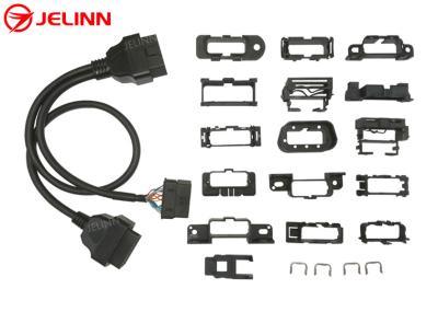Universal OBD2 J1962 OBDII OBD 2 Splitter Spliter Y Cable With Multi Mounting Brackets for All Car Makes