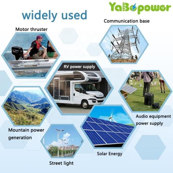 32650 24V Lifepo4 Battery Bms Cells Wind Power Generation System 25.6V 200Ah