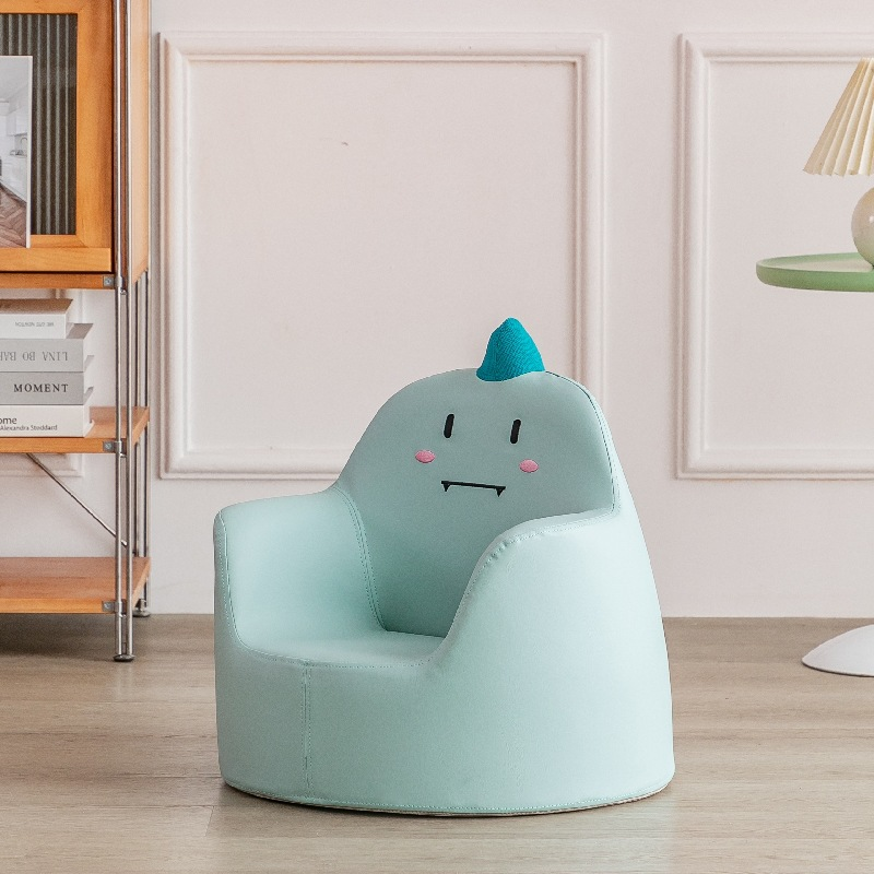 Custom Kids Couch Accent Chair Cute Cartoon Mini Sofa Lounge for Parent-Child Leisure for Apartment Dining Living Room Kids Room