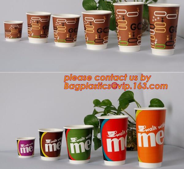 12oz Fine workmanship flexo printing custom design double Kraft paper cup,PAPER PRODUCTS PLATE BOXES CUPS, PARTY SUPPLIE