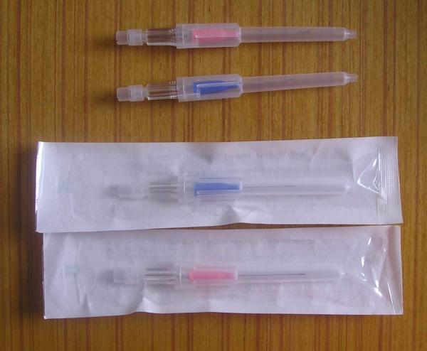 EO Sterile Medical Injection Supplies IV Intravenous Cannula With Paper Blister Package