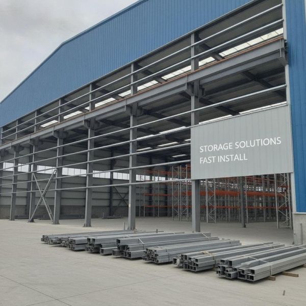 Industrial Design Style Steel Warehouse Ideal for Gymnasium Storage Solutions Durable and Spacious Structure