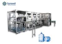 Água pura da máquina da produção do enchimento da água dos galões Automatic5 que enxágua tampar