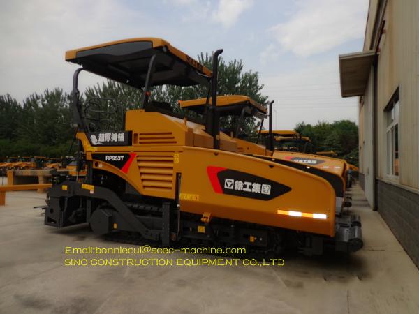 Equipamento do Paver do asfalto das máquinas XCMG RP953T da construção de estradas da largura 9.5M