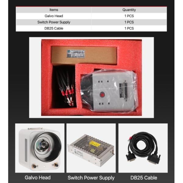 Practical High Speed Galvo Scanner , Ouya M102 Stable Fiber Laser Scan Head