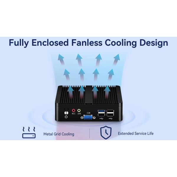 Intel Pentium J2900 And Celeron Industrial PC With Dual LAN Dual COM DDR3L 8GB RAM