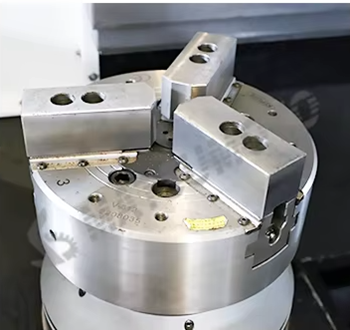 VTC65 Automatic CNC Vertical Lathe Machine High Accuracy With Three Jaw Chuck
