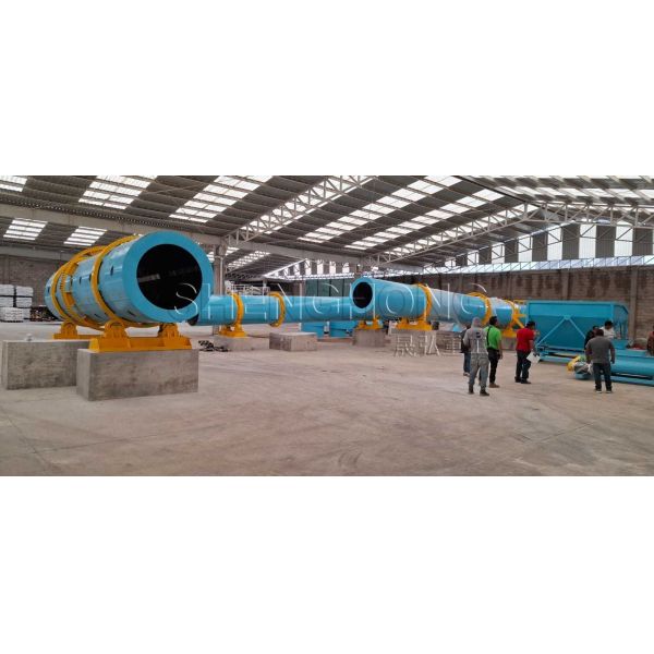 Compound Fertilizer Drum Granulation Line for Spherical Granules (1-3mm), Nutrient Content 20%-48% Customizable