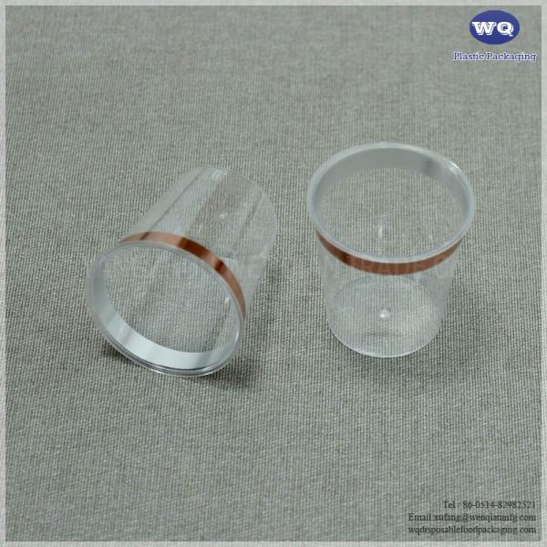 Wholesale 1oz Plastic Injection Wine Cup ,Single Use Clear Tumblers Cup Great For Juice,water-Disposable Espresso Cups