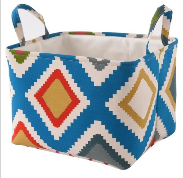 Clothing box canvas cotton linen folding Oxford cloth storage toy storage organizer