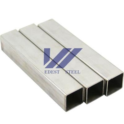 100x50x5mm 180# HL Stainless Steel Box Section SS 304 Welded Pipe Rustproof