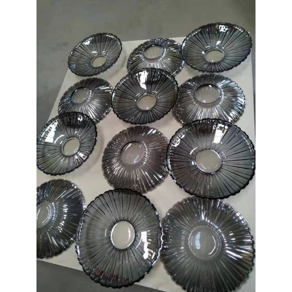 PVD Vacuum Coating Attaches Gorgeous Metallic Film On Glass, Widely Applied For Decorative Glass, Drink Glass And Home Ornamental Glass Production