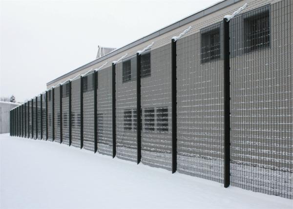Galvanized Pvc Coated Anti Climb High Security Fence For Project