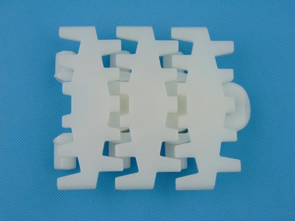 FLEXIBLE CONVEYOR CHAINS PLASTIC PLAIN FLEXIBLE CONVEYOR TOP CHAINS XL103 ACETAL WHITE