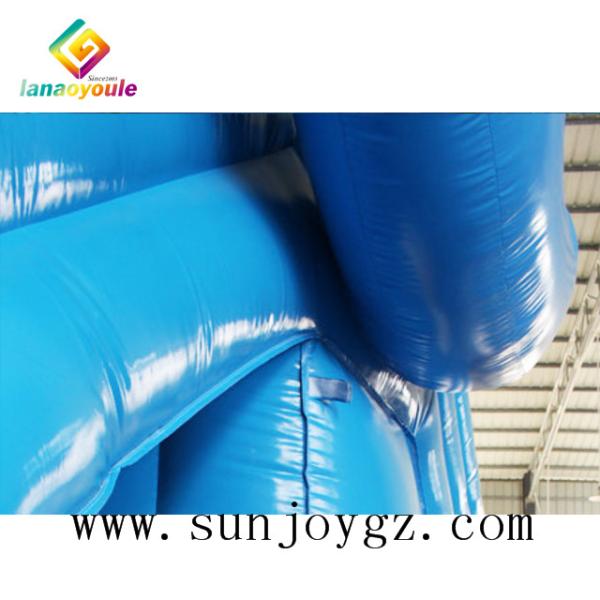 Kids Inflatable Water Slide Park Promotion Cartoon Shape Aqua Park