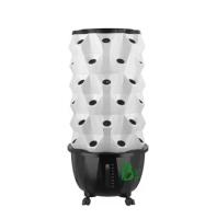65L 6 capa 48 agujeros Jardín Agricultura vertical Hidroponía agrícola Sistema de torre en invernadero de fresa