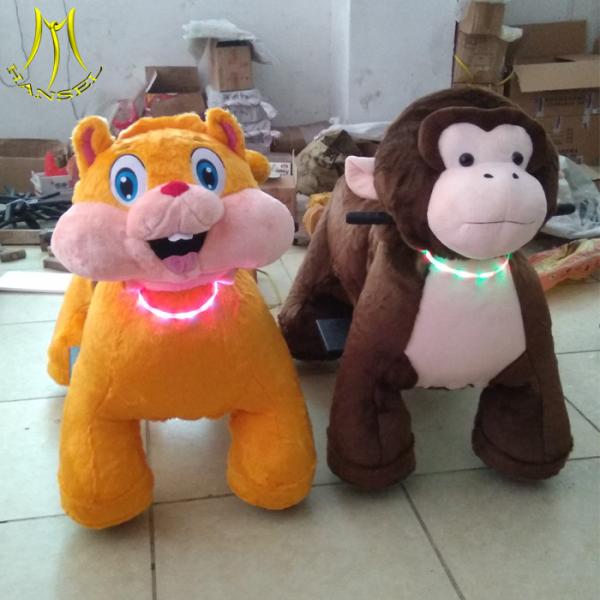 Hansel  high quality electric stuffed animals battery operated car kids ride on car