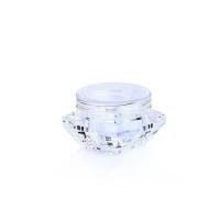 Couleur transparente 20g Crème en plastique pot Pour les cosmétiques de soins de la peau