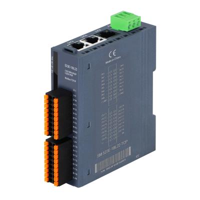 Modbus-TCP I/O Coupler Remote Distributed I/O Module 3 RJ45 24VDC Power Supply IP20 16DI 16DO