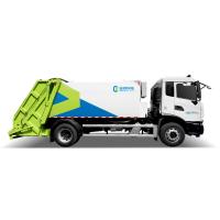 Camión de basura automático comprimido Cargadores traseros Camión compactador de basura