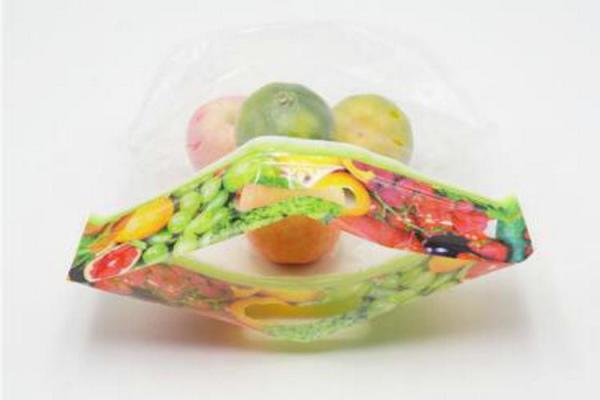 Clear Transparent Fresh Fruit Bags Breathable Laminated Plastic Gloosy / Matte Surface