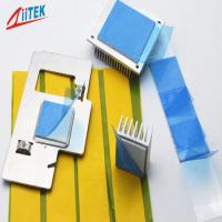 la protection conductrice thermique 45 SHORE00 2,32 g/cc de silicone collant de l'épaisseur 2W/m.K de 1mm pour la LED s'allume